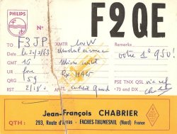 F2QE Jean-François Chabrier F2QE Jean-François Chabrier