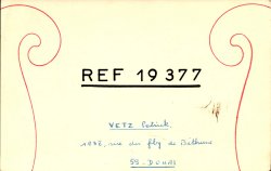 REF19377 Patrick Vetz REF19377 Patrick Vetz