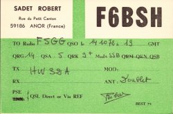 F6BSH Robert Sadet F6BSH Robert Sadet