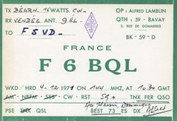 F6BQL Alfred Lamblin F6BQL Alfred Lamblin