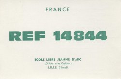 REF14844 Ecole libre Jeanne d'Arc