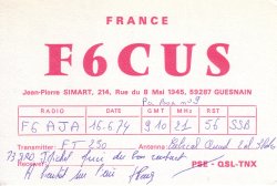 F6CUS Jean-Pierre Simart F6CUS Jean-Pierre Simart