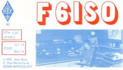 F6ISO Jean-Marc Lisse F6ISO Jean-Marc Lisse