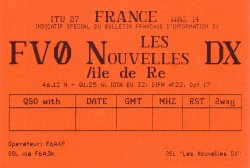 FV0NDX indicatif spcial 1990