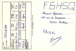 F6HSQ Bernard Lequenne