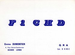F1CHD Christian Dumortier