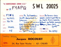 F1APQ Jacques Rocourt F1APQ Jacques Rocourt