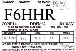 F6HHR Denis Fasquel F6HHR Denis Fasquel