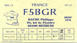 F5BGR Philippe Baude F5BGR Philippe Baude