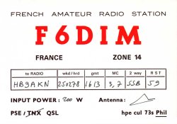 F6DIM Philippe Maréchal F6DIM Philippe Maréchal