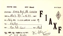 F1AXF Francis Dupont F1AXF Francis Dupont